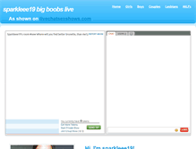 Tablet Screenshot of livechatsexshows.com